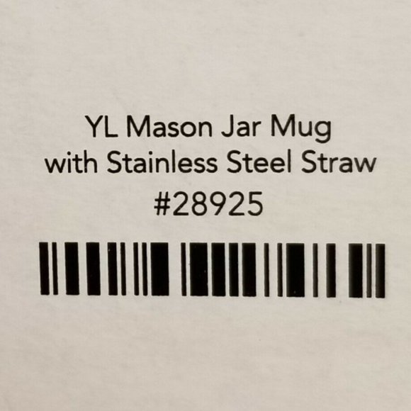 Young Living Mason Jar Mug w/ Stainless Straw - Picture 8 of 10
